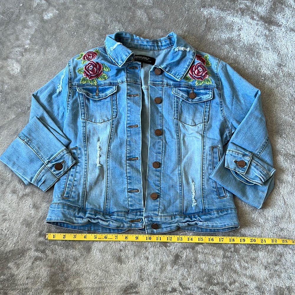 rose jean jacket